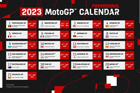 MOTOGP 2023 SCHEDULE - What we know about MotoGP's 2025 calendar overhaul so far