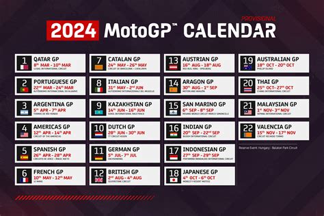 MOTOGP 2023 SCHEDULE - MotoGP™ 2024 Calendar | Circuits | Schedule | Information