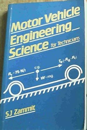 Read Online Motor Vehicle Engineering Science For Technicians 