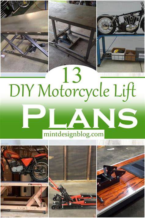 motorcycle lift plans