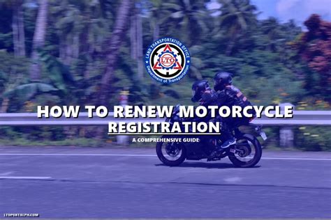 Motorcycle Registration System Functionalities