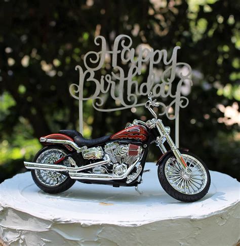 Full Download Motorcycle Cake Topper 