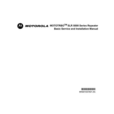 motorola repeater interface manual