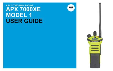 Read Online Motorola Apx 7000 User Guide 