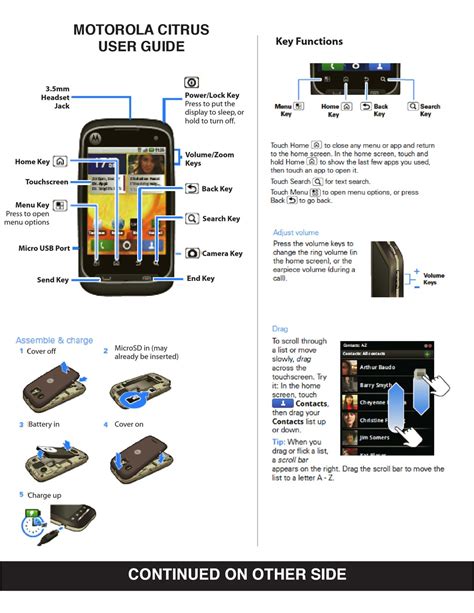 Full Download Motorola Citrus User Guide 