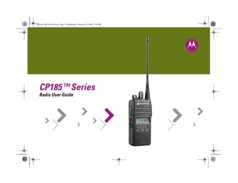 Download Motorola Cp185 User Guide 