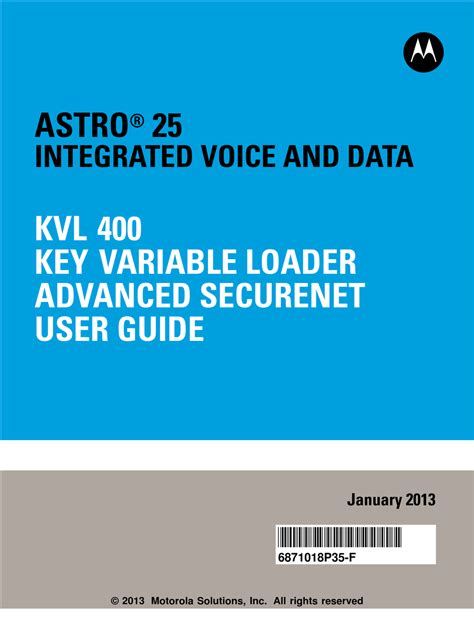 Full Download Motorola Kvl User Guide 