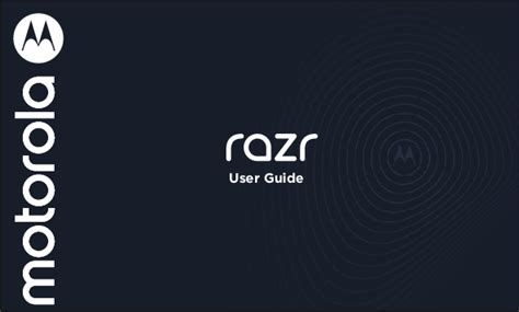Read Motorola Rizr User Guide 
