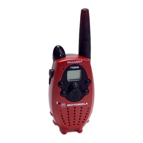 Full Download Motorola Talkabout T5200 User Guide 
