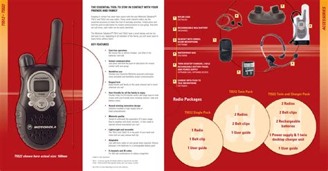 Read Online Motorola Talkabout T5522 User Guide 