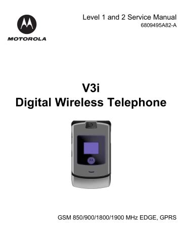 Full Download Motorola V3M User Guide 