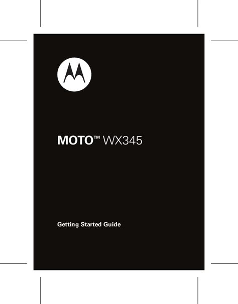 Full Download Motorola Wx345 User Guide 