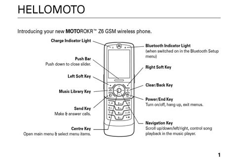 Read Online Motorola Z6 User Guide 