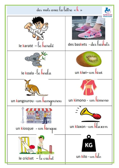 Mots Avec K