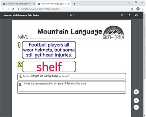 Mountain Language Online Review 1 Year Review Mt Mountain Language 5th Grade - Mountain Language 5th Grade