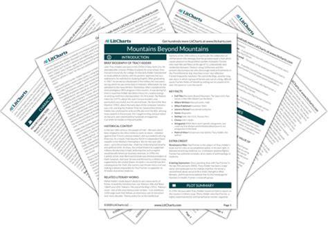 Mountains Beyond Mountains Chapter Summary