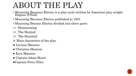 Mourning Becomes Electra Play