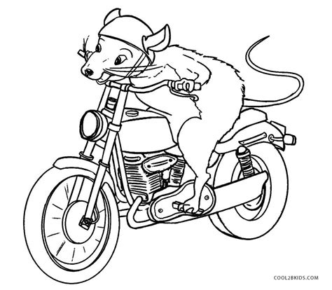 Mouse And The Motorcycle Coloring Pages   Free Printable Motorcycle Colouring Pages Motorcycle For Life - Mouse And The Motorcycle Coloring Pages