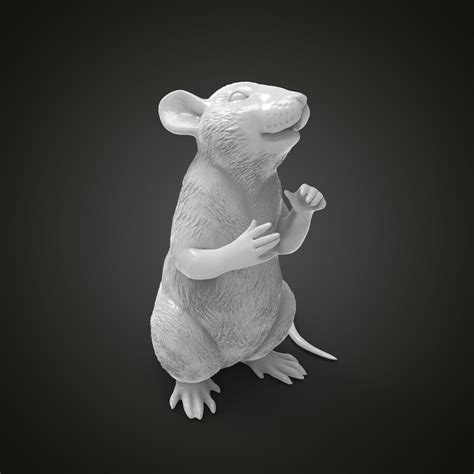 mouse rat 3D model 3D printable CGTrader