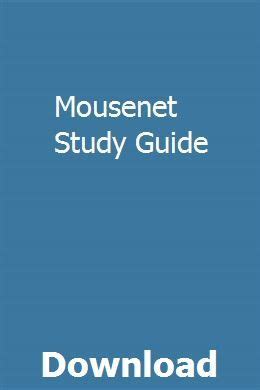 Mousenet Study Guide