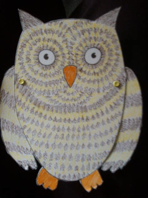 Moving Split Pin Owl Templates