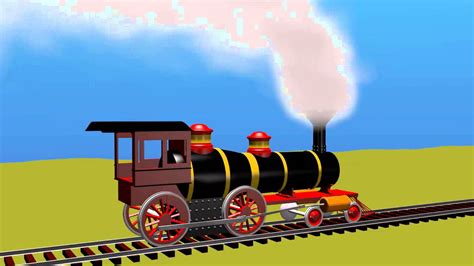 moving train animation flash