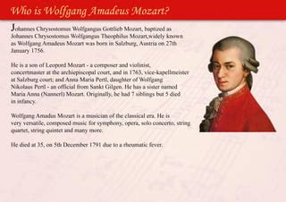 mozart biography deaf