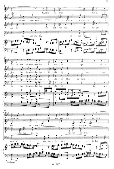 Download Mozart Requiem Vocal Score 