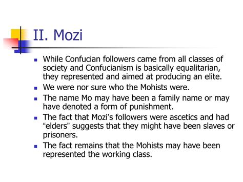 mozi biography