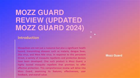 Mozz Guard Review