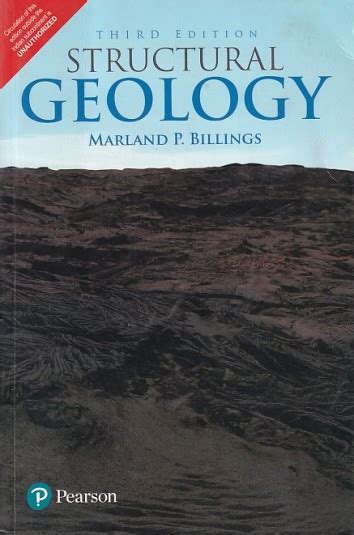 mp billings structural geology pdf
