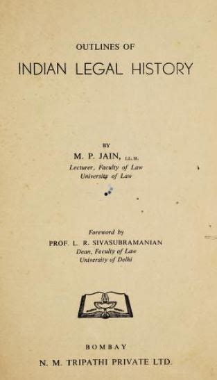 Download Mp Jain Outlines Of Indian Legal History Pdf 