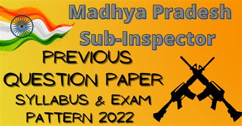 Full Download Mp Sub Inspector Police Question Paper 