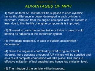Mpfi Engine Ppt