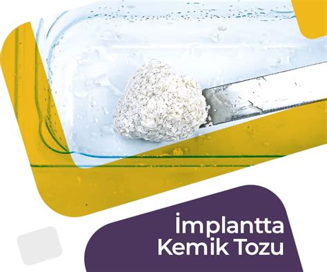 mplant İçin Kemik Tozu.