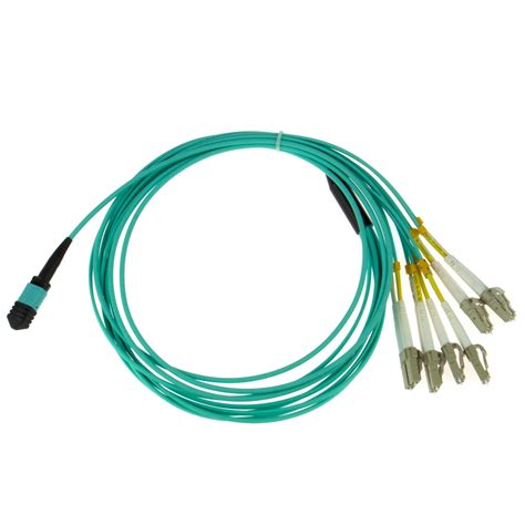 Mpo F Mpo F Om3 12f 3 0 3m Lszh Type A B C Om3 300 12c 3m Mpo Upc Female Fiber Optic Patch Cord Connector 3 0mm Lszh Mini Cable - Mpo12