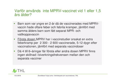 mpr-vaccin utslag