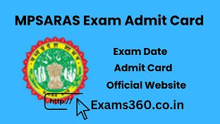 Mpsaras Admit Card