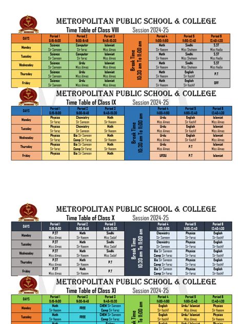 Mpsc Time Table 2024