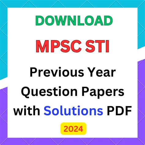 Full Download Mpsc Sti Exam Paper 2012 