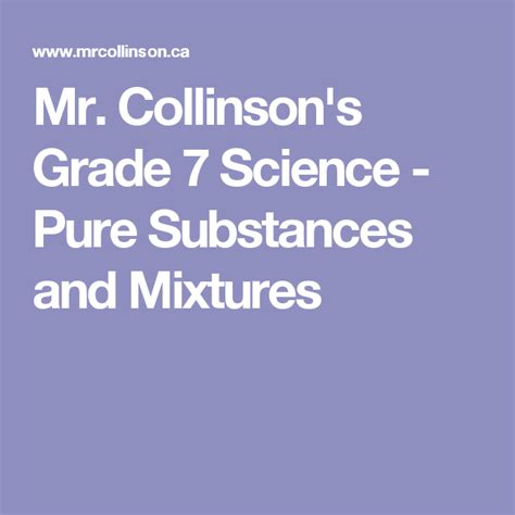 Mr Collinson X27 S Grade 7 Science Resources Science Workbook Grade 7 - Science Workbook Grade 7