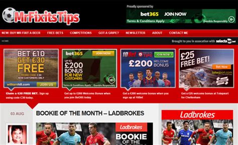 mr fixit football betting tips