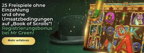 mr green bonus ohne einzahlung 2018 chkg