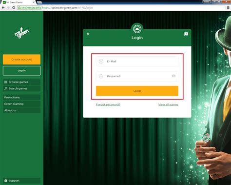 mr green casino login aqvt