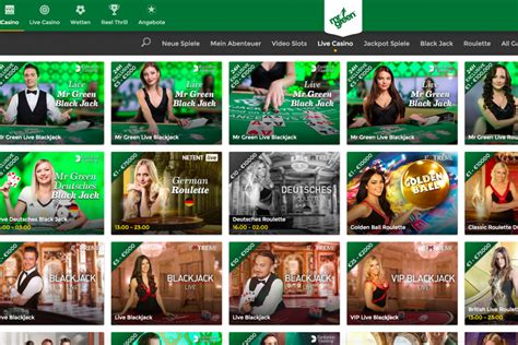 mr green live casino bonus Mobiles Slots Casino Deutsch
