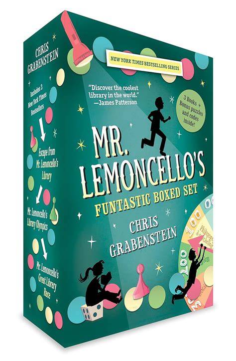 mr lemoncello s funtastic boxed set mr lemoncello