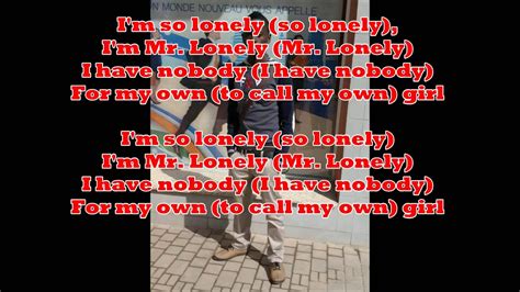 Mr Lonely Lyrics