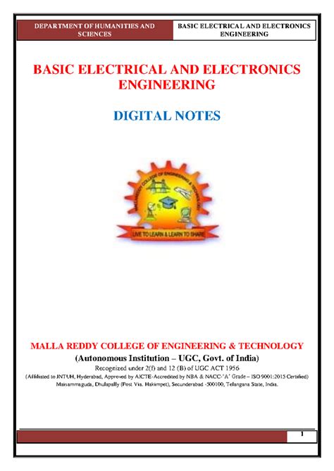 Mrcet Digital Notes