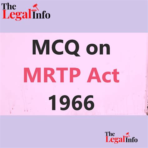 Mrtp Act 1966