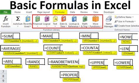 Ms Excel Formulas And Functions